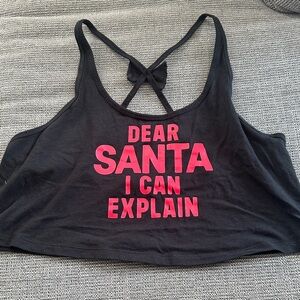 Christmas sexy tank